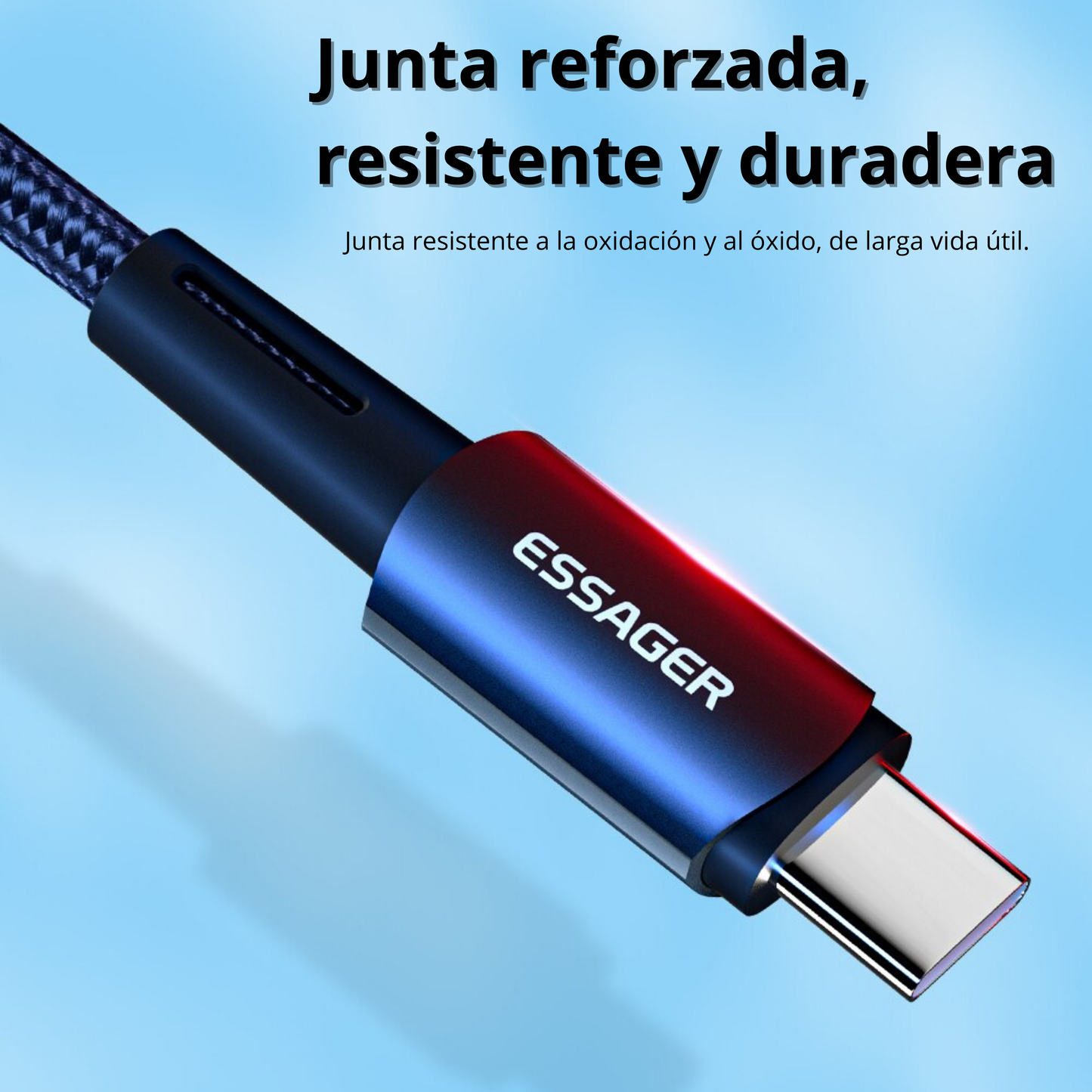 Cable de Carga Súper Rápida Tipo C - Tipo C 6A Essager para Xiaomi, Redmi