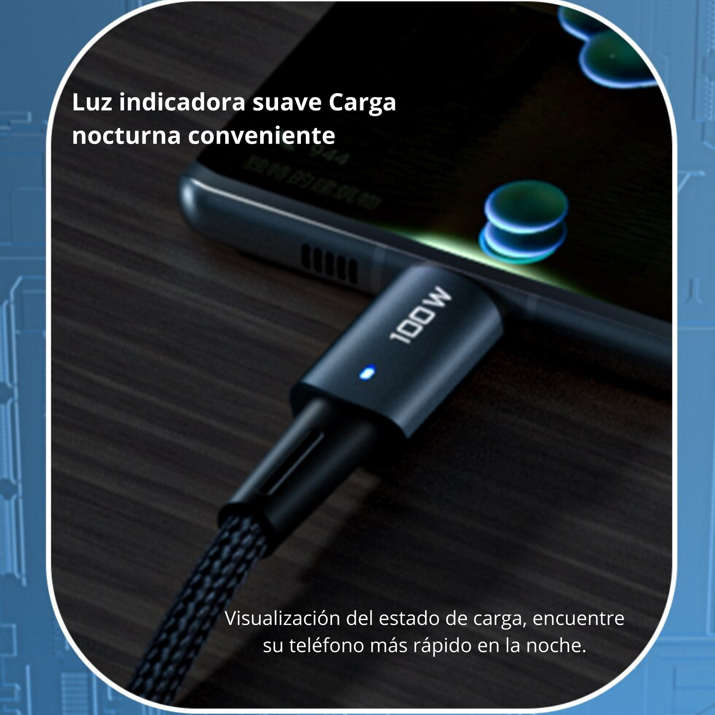 Cable de Carga Súper Rápida Tipo C - Tipo C 6A Essager para Xiaomi, Redmi