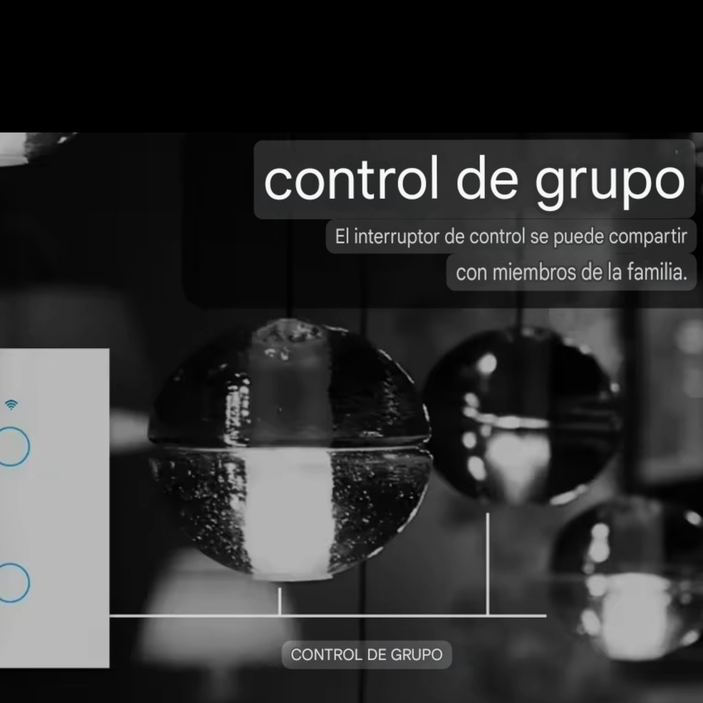 Interruptores inteligentes con WiFi y Bluetooth, No requiere cable neutro, 1/2/3/4 entradas, Interruptor táctil, funciona con Alexa y Google Home, Tuya US