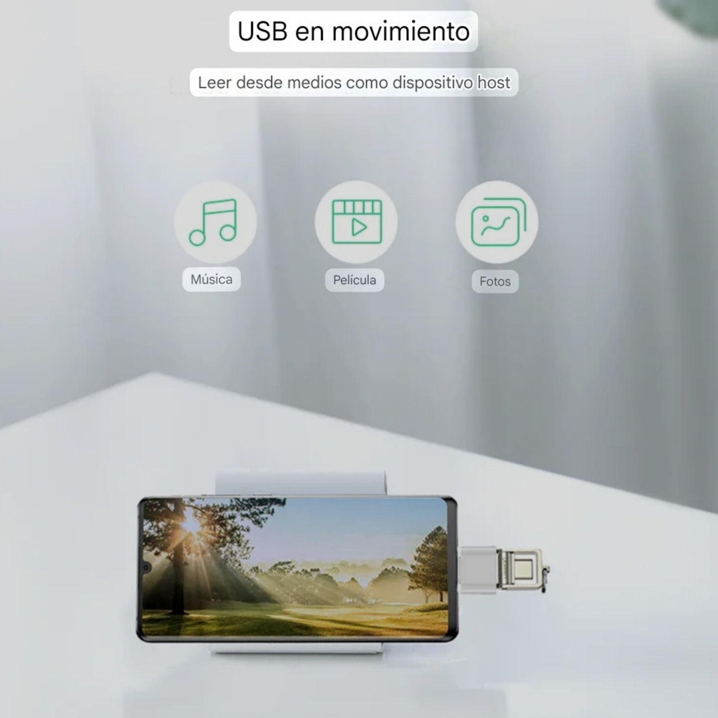 Adaptador Mini Tipo C a USB 3.0 (USB-C)