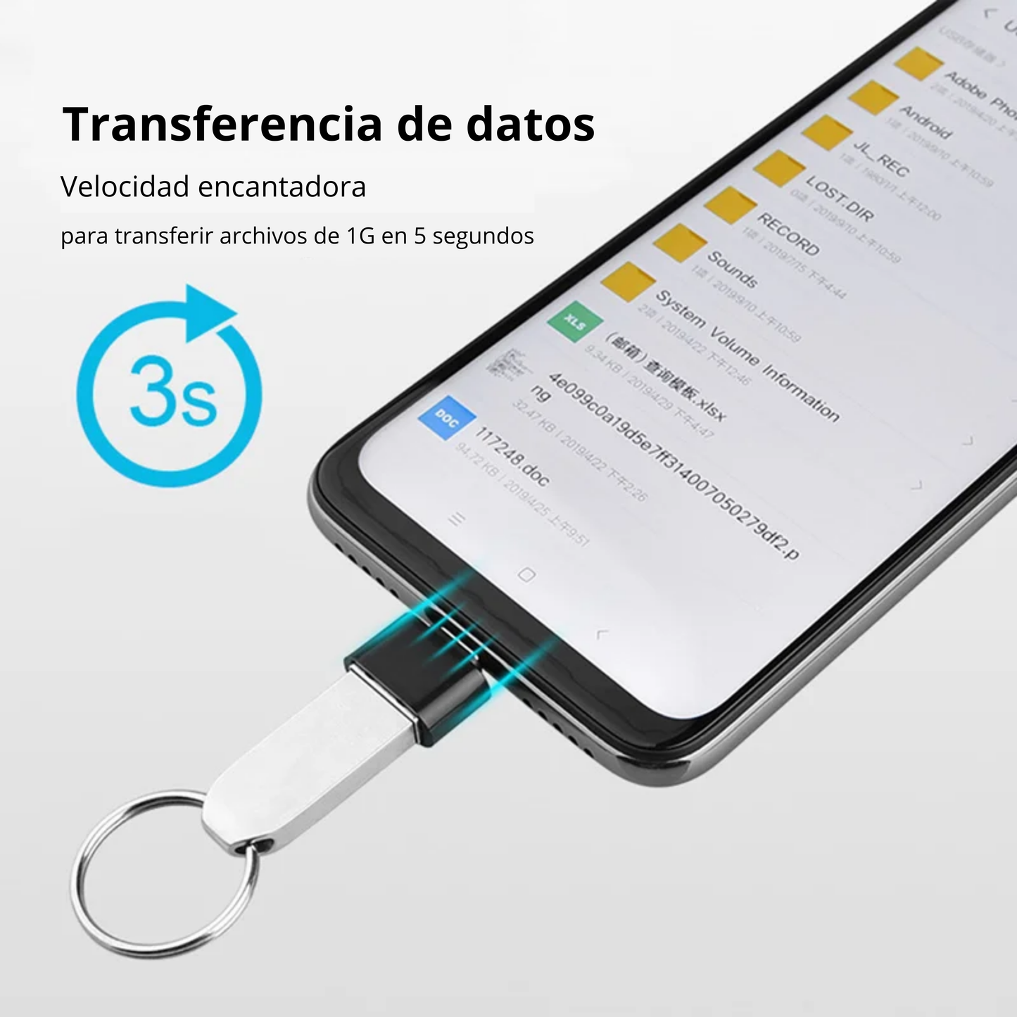 Adaptador Mini Tipo C a USB 3.0 (USB-C)